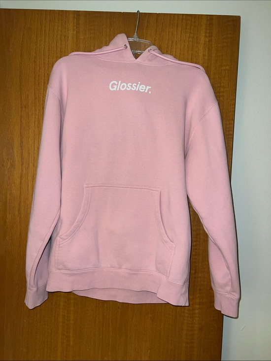 Glossier Other - Glossier Soft Pink Logo Hoodie - Women's Sweatshirt